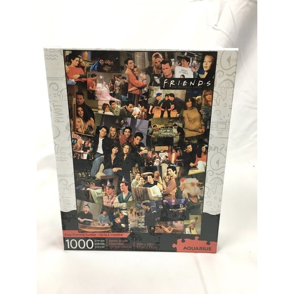 New Aquarius Friends TV Show Collage 1,000 Piece Jigsaw Puzzle - Picture 1 of 2